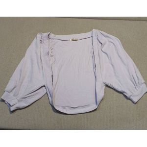 Veste Courte Boléro Mauve Ems S Japon - Occasion