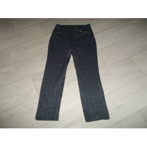 Pantalon Armand Thiery Prince De Galles Gris Fonc&eacute; Taille 40 Tbe - Occasion