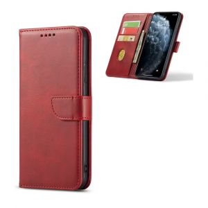 Coque Samsung Galaxy S9, Etui Samsung Galaxy S9, Etui Housse Coque pour Samsung Galaxy S9 Antichoc, Portefeuille Etui en Cuir PU Premium Housse pour Samsung Galaxy S9 (Rouge) - Occasion