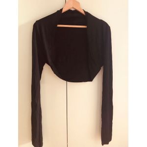 Gilet Boléro Noir Manches Longues Taille Unique - Occasion