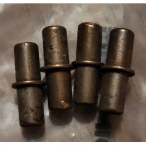 4 Taquets Acier bronz&eacute; suspension &eacute;tag&egrave;re Ikea 1,6cm diam&egrave;tre 5mm - Occasion