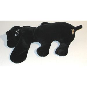peluche chien pitou noir vulli pound puppies 46 cm - Occasion