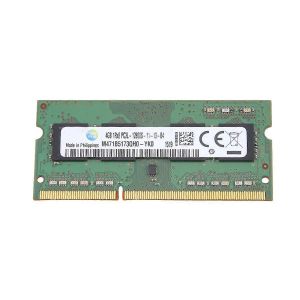 DDR3 4GB RAM Ordinateur portable M&eacute;moire 1600Mhz PC3 12800 1RX8 1.35V 8 IC M&eacute;moire SODIMM Uniquement pour Intel - Occasion