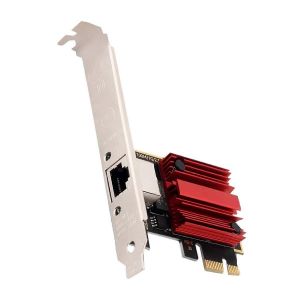 Carte r&eacute;seau PCIE 2,5G vers RJ45 RTL8125B puce 100/1000Mbps pour Win7/8 - Occasion