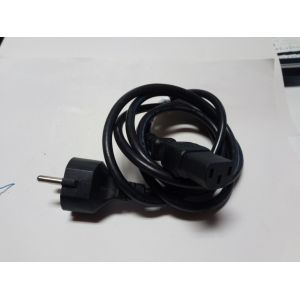 Cordon alimentation fiche type PC prise bipolaire + terre droite lg 2.4 metres - Occasion