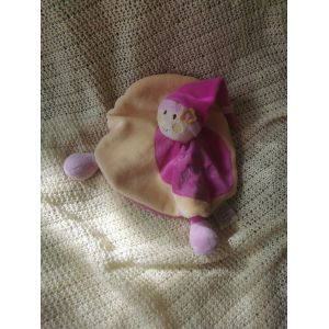 Doudou Lutin Plat Jaune Rose Un R&ecirc;ve De B&eacute;b&eacute; Cmp - Occasion