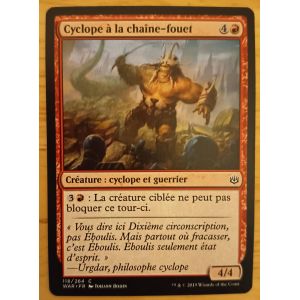 Chainwhip Cyclops // Cyclope &Agrave; La Chaine-Fouet (La Guerre Des Planeswalkers) - Occasion
