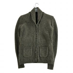 Reconditionn&eacute; - Gilet Femme Laine Et Cachemire Marron - Taille S - Femme - Marron - Occasion