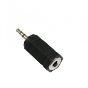 Prise Adaptateur Fiche JACK M&acirc;le 2,5mm Femelle 3,5mm Audio Casque St&eacute;r&eacute;o - Occasion