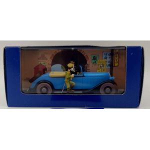 Voiture Tintin Atlas N&deg;68 La D&eacute;capotable ,Le Lotus Bleu - Occasion