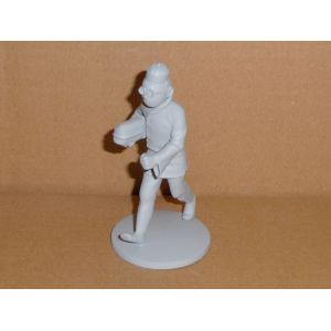 Figurine Tintin. Tintin Lotus Version Gris Mat. Moulinsart - Occasion