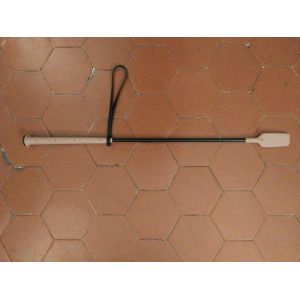 Cravache Plastique Beige Et Noir Fouganza - Occasion