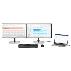 HP 524pu - Series 5 Pro - &eacute;cran LED - 24" (23.8" visualisable) - 1920 x 1080 Full HD (1080p) @ 100 Hz - IPS - 350 cd/m&sup2; - 1500:1 - 5 ms - HDMI, DisplayPort, USB-C - noir de jais, argent naturel et noir jais (support) - Occasion