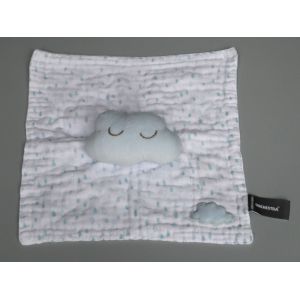 Doudou Plat Nuage Bleu Blanc Orchestra - Occasion