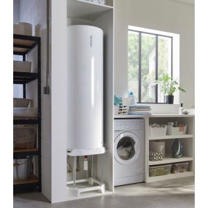 Chauffe-eau blindé Chaufféo Atlantic - Vertical mural - 100 l - Diamètre 513 mm - 1200 W - ATLANTIC - Occasion