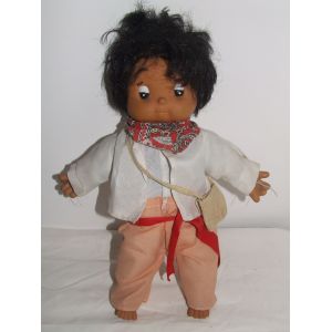POUPEE MEXICAIN TISSU CHIFFON 35 cm - Occasion