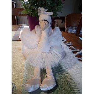 Doudou bukowski Odette, le cygne danseuse étoile, 25cm - Occasion
