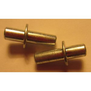 2 Taquets Acier Inox suspension &eacute;tag&egrave;re Ikea 2cm (12mm d'un cot&eacute; 7mm de l'autre) diam&egrave;tre 5mm - Occasion