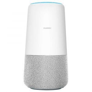 Enceinte Bluetooth Routeur 4G Connect&eacute;e Huawei AI Cube Blanc - Compatible avec Alexa, Fonction WiFi Double bande jusqu'&agrave; 1200Mbps - Occasion