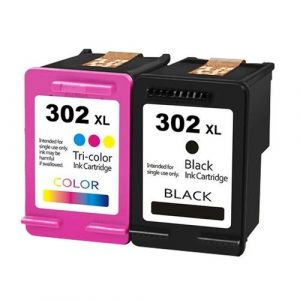 Bureaudeals - Premium 302 XL Cartouche d encre Remanufacturées pour HP 302 302XL pour HP Envy 4527 4528 4520 4525 Deskjet 3630 3632 3633 - Occasion