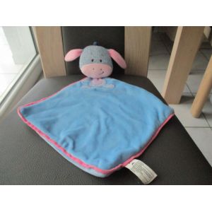 Doudou Plat &Acirc;ne Bourriquet Bleu Et Rose Disney Nicotoy Simba Dickie - Occasion