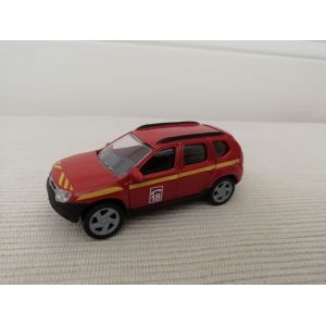 Voiture Pompier Dacia Duster 2010 1/64-Norev - Occasion