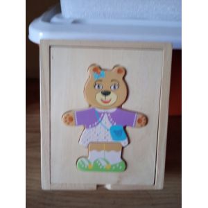 WOOD N PLAY TEDDY PUZZLE - Occasion