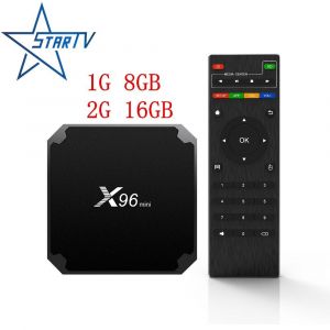 X96 mini Android 7.1 Smart TV BOX X 96 2 GB/16 GB 1 GB/8 GB Amlogic S905W Quad Core support 4K 30tps 2.4GHz WiFi d&eacute;codeur - Occasion