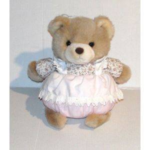 doudou ours boule habits en tissus siplec - Occasion
