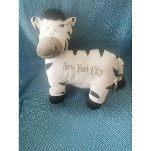 Doudou Peluche Zebre Noir, Et Blanc New York City Time Square Toy's R Us Toys R Us - Occasion