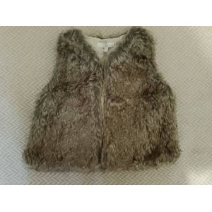 Bol&eacute;ro Fausse Fourrure Marron 18 Mois Kitchoun. - Occasion