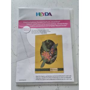 Gabarit Cr&eacute;atif Pour Cartes Passe-Partout "Ronde/Ovale - Occasion