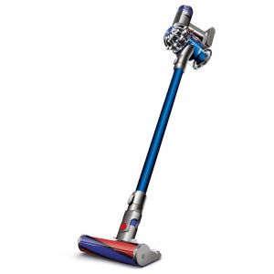 Dyson V6 Fluffy Aspirateur-balai 2 en 1 Batterie Sec Sans sac 0,4 L 350 W Bleu, Rouge et Argent - Occasion