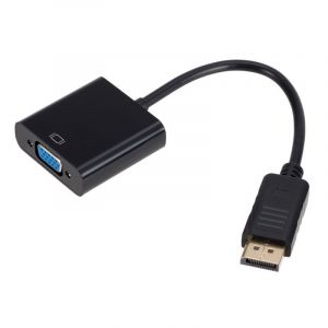 DisplayPort Display Port adaptateur DP vers VGA câble convertisseur mâle vers femelle pour PC ordinateur portable moniteur HDTV projecteur - Occasion