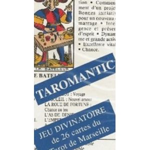 Taromantic - Tarots De Marseille - 26 Lames 6.5 X 12 Cm - Occasion