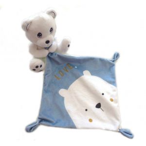 Doudou Ours Blanc Mouchoir Love Ourson Simba Toys Benelux - Occasion