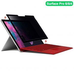 Film de protection d'&eacute;cran Anti-espion pour Microsoft Surface Pro 7 6 5 4, filtre de confidentialit&eacute; amovible - Occasion