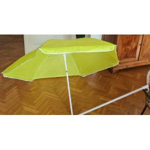 Parasol De Plage Vert Pomme Uni - Occasion