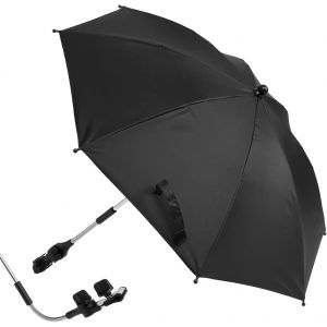 Parasol Poussette Universelle, Parapluie Poussette Universelle Anti Uv 50+, Ombrelle Poussette Bébé Confort Avec Pince Réglable Et Bras Réglable, Pour Extérieur Plage Jardin(85 Cm Noir) - Occasion