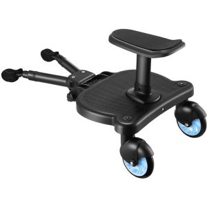 Pédale De Poussette Universelle Marche Pied Poussette, Planche De Poussette Pour Tout-Petits, Conception Stable À Deux Roues - Occasion