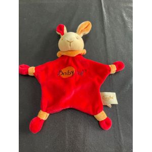 Doudou Peluche Lapin Rouge Baby Nat - Occasion