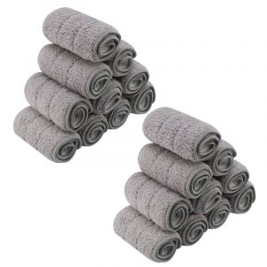 Balai serpillière 20X pour Xiaomi Mijia Deerma, remplacement, vadrouille à jet d'eau, 360 rotation, tête en tissu de Fiber en bois C2 - Occasion