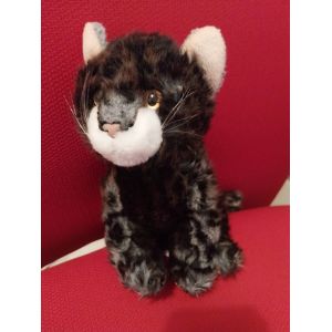 Chat Peluche Tigré Gris Noir Anima - Occasion