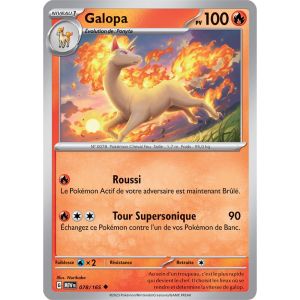 Carte Pokémon - Galopa - 078/165 - Ev3,5 Mew 151 - Occasion