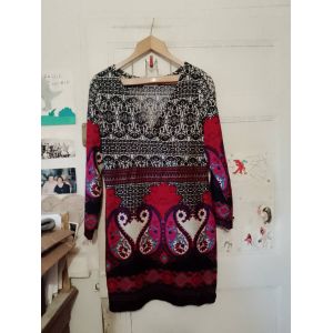 Robe Multicolore 40 L Palme. - Occasion