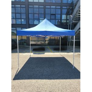 Tonnelle De March&eacute; Pliable Barnum 3x3m Pvc 438g/M2 Hyper Imperm&eacute;able Et Robuste Avec Housse De Transport - Occasion