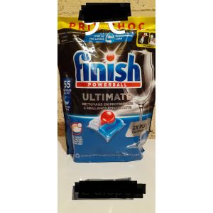 Tablette Lave Vaisselle finish powerball ultimate 55 capsule - Occasion