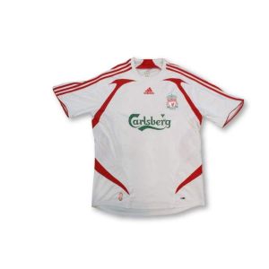 Maillot De Football Rétro Extérieur Liverpool Fc N°19 Babel 2007-2008 - Occasion