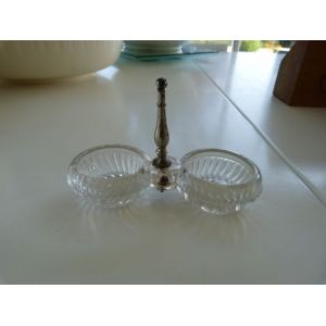 Sali&egrave;re Poivri&egrave;re En Verre Moul&eacute; - Occasion
