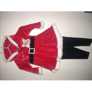 Costume De Lutin De No&euml;l 6 Moiset Legging Noir - Occasion